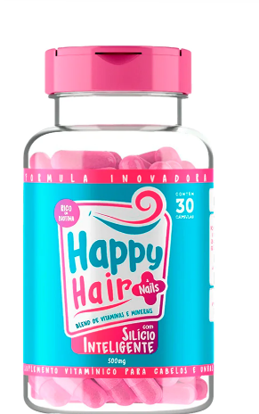 hair | A vitamina para cabelos e unhas mais potente! Happy Hair